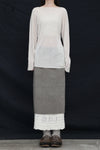 SWAYING 24 Autumn and Winter Wool Blended One-shoulder Lamb Leg Sleeve Top SW-SW24AW1T14-MX SW-SW24AW1T13 Beixing